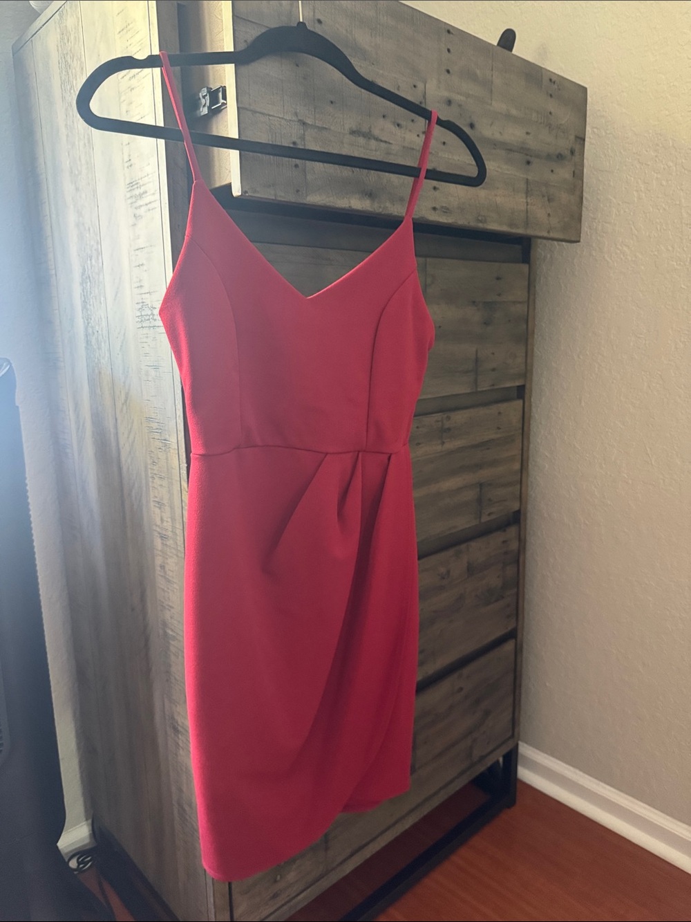 Lulu's Spaghetti-Strap Red Mini Dress